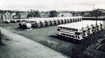 A yard full of Edinburgh's buses.  Does anybody know the location or when the photograph was taken?