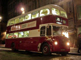 Bus No.665 on Route 1 in 2005 to mark the 25th anniversary of the conversion of Edinburgh's buses to one-man-operation