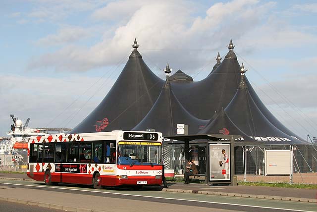 Lothian Buses  -  Terminus  - Ocean Terminal  -  Route 36