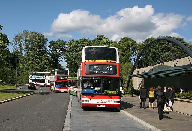 Lothian Buses  -  Terminus  -  RBS Gogarburn  - Route X12