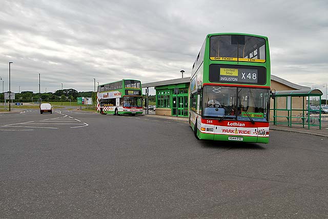 Lothian Buses  -  Terminus  - Sheriffhall  -  Route X48