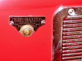 Moir & Baxter badge on a 1966 Austin Cooper 
