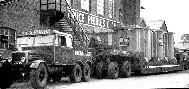 Transformer delivery from Bruce Peebles, Edinburgh
