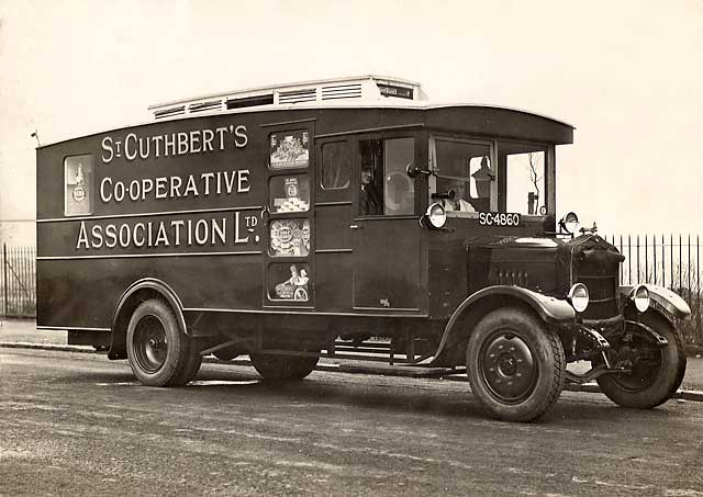St Cuthbert's Cooperative Association Ltd delivery van  -  Registration No SC 4860