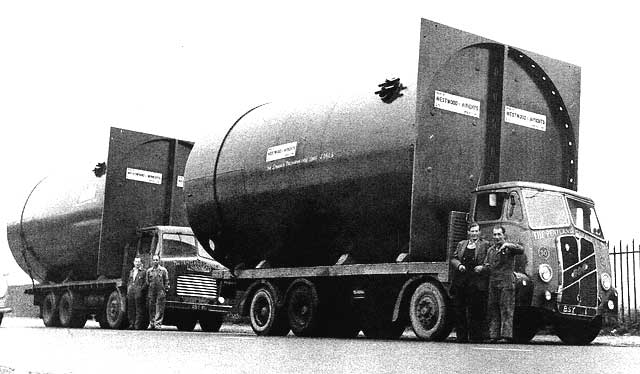 Pentland Garage Lorry with a large load