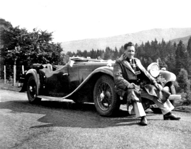 1933 SS1 on a tour around the north of Scotland in 1938