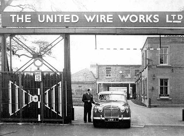 The Company Car at the entrance to United Wire Works, Granton Park Avenue, Granton