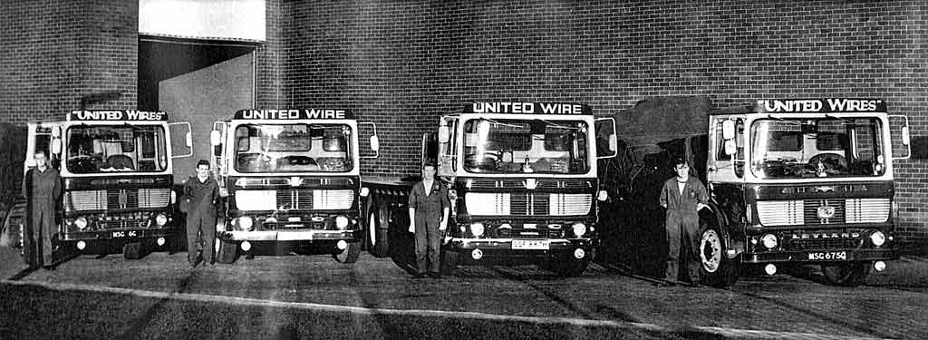Four Lorries bellonging to United Wire Works, Granton Park Avenue, Granton
