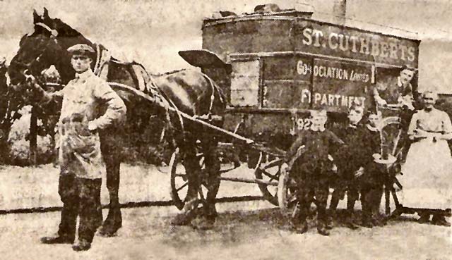 St Cuthbert's Grocery Cart, around 1911