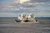 Hovercraft departing from Portobello, during the first day of trials for the Portobello-Kirkcaldy service  -  July 16, 2007
