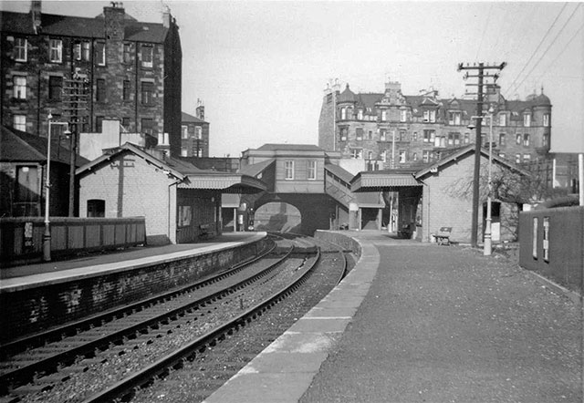Abbeyhill Station, Edinburgh  -  early-1964