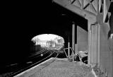 Tunnel at Abbeyhill Station, Edinburgh  -  early-1964