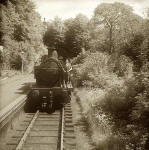 Loco No 47163 at Colinton Station on 19 June 1958