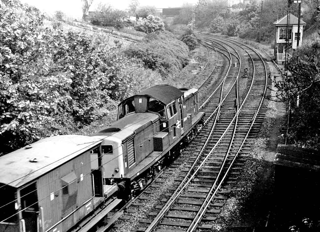 Railway at Blackford  -  c. 1960s