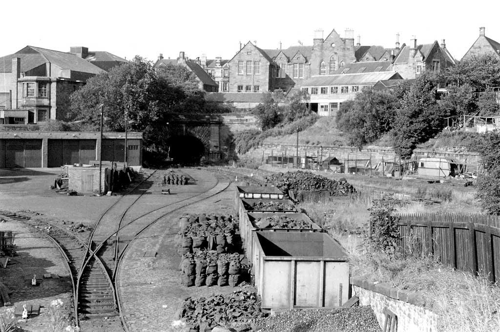 Railways in North Edinburgh  -  Scotland Street Coal Yard