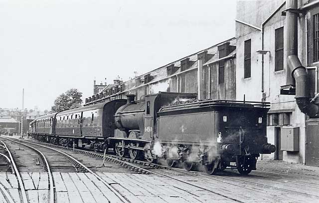 Railways in South Edinburgh  -  St Leonards  -  Rail Tour, August 26, 1962
