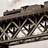 Steam Train Excursion over the Forth Rail Bridge  -  May 2008
