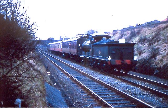 Railtour near Granton Road Station - 1962
