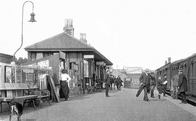 Railway photos - Gullane station - August 19, 1914
