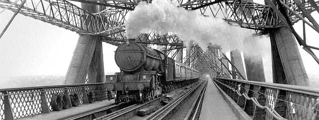 Crossing the Forth Bridge - 1963