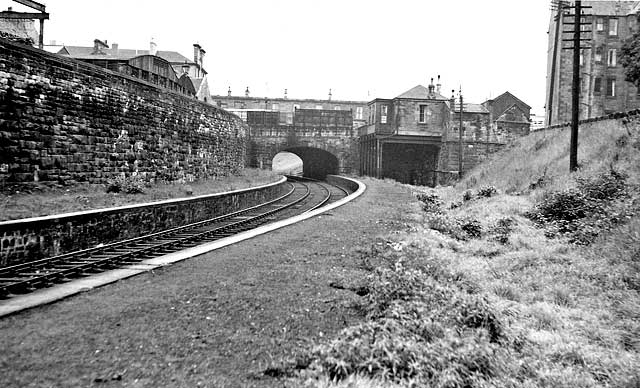 Railway photos - Leith Walk station  -  October 1, 1955