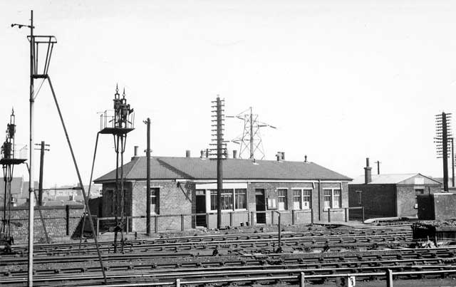 Railway photos - Portobello Yardmaster's Office  -  April 14, 1956
