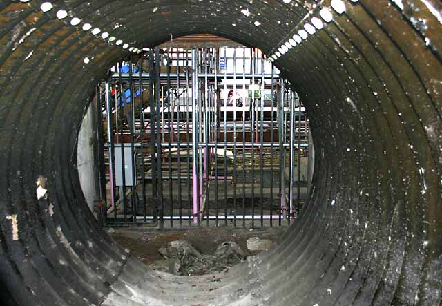 Scotland Street Tunnel  -  The southern end of the Tunnel  -  Photographed 2006