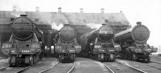 Edinburgh Railways  -  Haymarket Shed  -  around 1932
