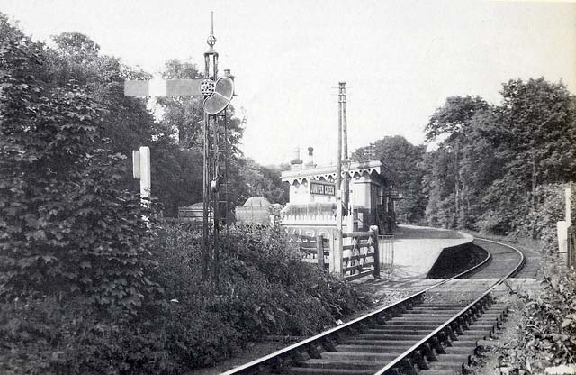 Edinburgh Railways  -  Juniper Green Station  -  1934
