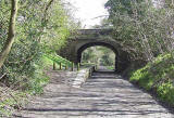 Rosslyn Castle Station  -  looking towards Rosewell  -  2008