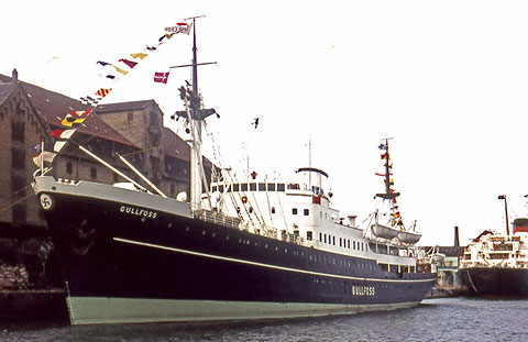 M Gulfoss at Copenhagen Harbour, 1971