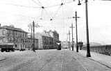 Photo from the National Tramway Museum Collection  -  Looking to the west to the foot of Craighall Road, Newhaven - 1954