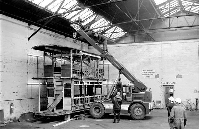 Edinburgh Cable Car - About to be restored - 1987