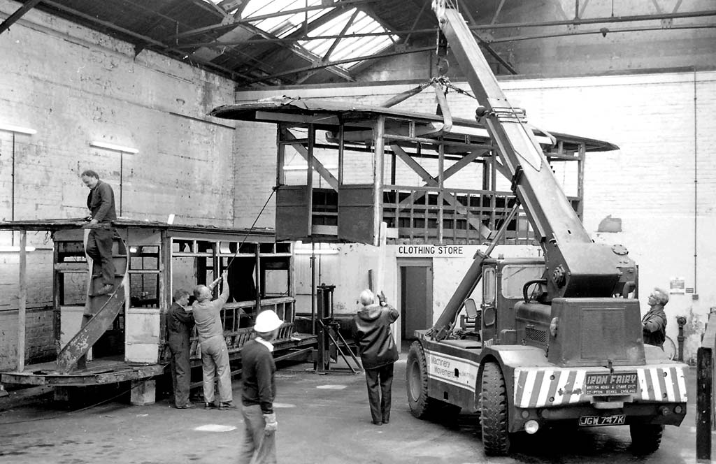 Edinburgh Cable Car - About to be restored - 1987