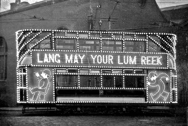 Illuminated Tram  -  Lang May Your Lum Reek