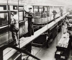 Shrubhill Repair Shop  -  Upper-deck of Trams