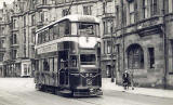 Tram on the Granton Route  -   at Merchiston Place