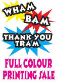 Tram Poster  -  Wham Bam, Thank you Tram