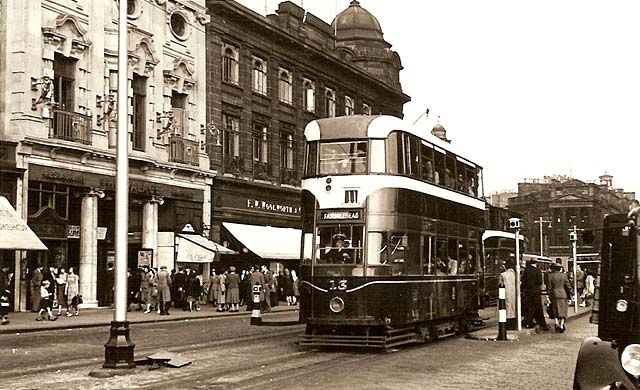 Tram 13 at Waverley, Princes Street  -  When?