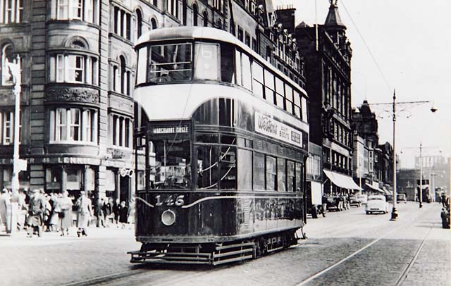 Tram at Waverley in Princes Street