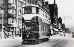 Tram in Princes Street at Waverley