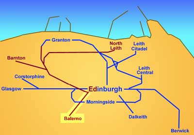 Edinburgh's Railways  -  Edinburgh to Balerno