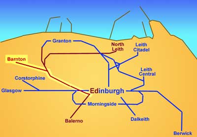 Edinburgh's Railways  -  Edinburgh to Barnton