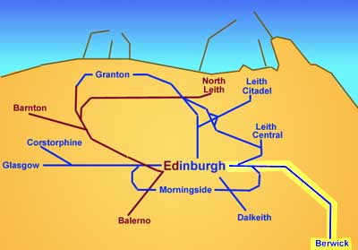 Edinburgh's Railways  -  Edinburgh to Berwick