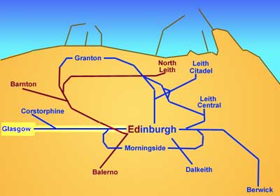 Edinburgh's Railwayd  -  Edinburgh to Glasgow