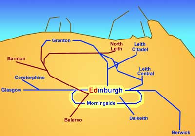 Edinburgh's Railways  -  The Suburban Railway around the Southern Suburbs of Edinburgh