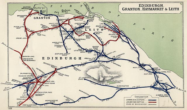 Edinburgh Railways - 1928