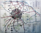 Edinburgh Corporation Transport Department  -  Map to Tram and Bus Routes  -  1928