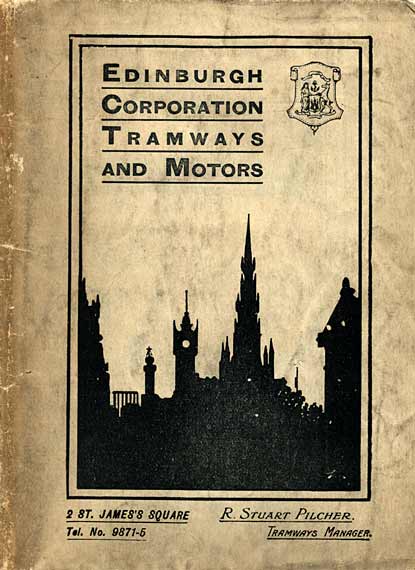 Edinburgh Transport Tram And Bus Routes 1926