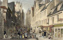 Engraving from 'Modern Athens'  -  hand-coloured  -  St Mary's Wynd